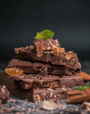 picture of chocolate with mint